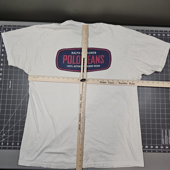 Vintage Polo Jeans Co Tshirt Large 90s Preppy Retro Ralph Grunge Streetwear Y2K - Picture 7 of 14